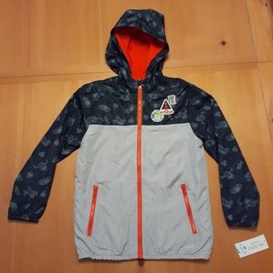 Boys size 10 Garanimals space windbreaker jacket